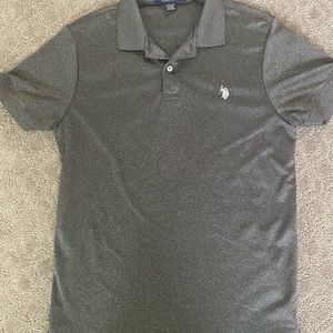 US Polo Assn. dark grey polo